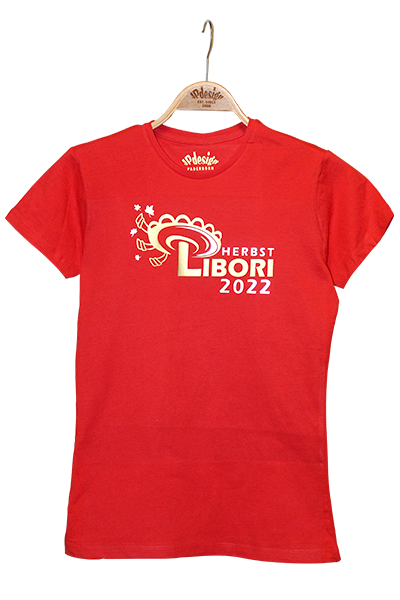 Herbstlibori 2022 Paderborn T-Shirt Rot und Golddruck